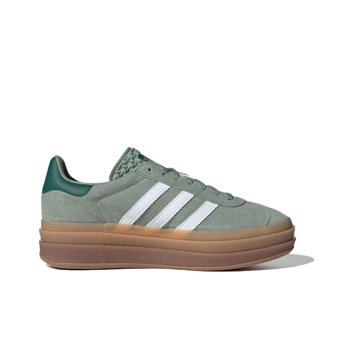 Adidas Originals Gazelle Bold feminino casual de corte baixo