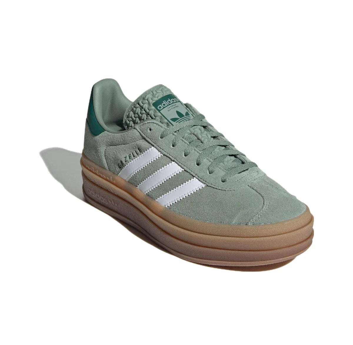 Adidas Originals Gazelle Bold feminino casual de corte baixo